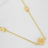 Cadena Aro Seguido Trebol 5.4g / 20 in / 1.62mm Oro Amarillo 18K