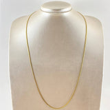 Cadena Serpiente 11.15gr / 23 1/2 in / 2.1mm Oro Amarillo +3 18K ©