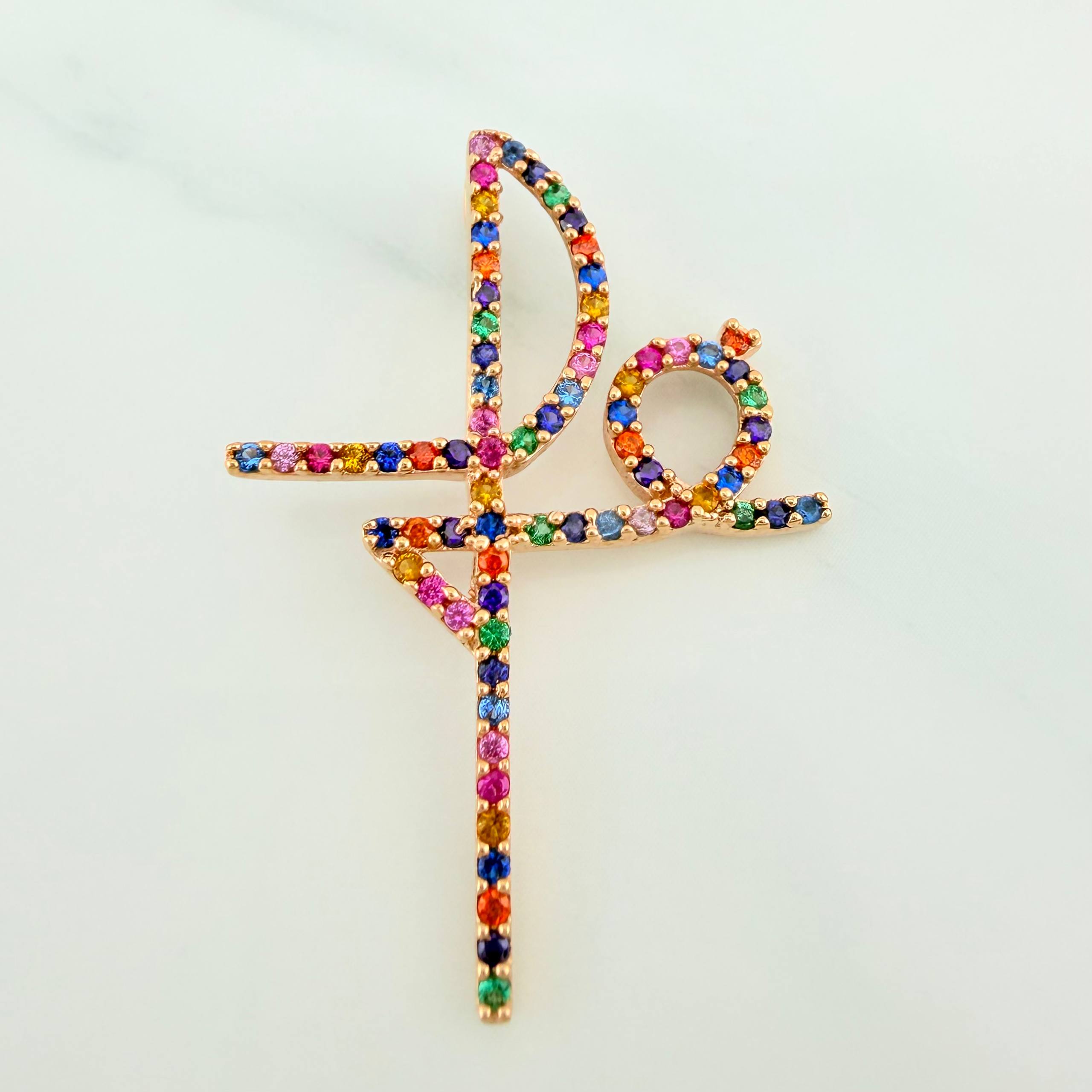 Pendant Faith 2.9 g / 1 1/2 in 18K Rose Gold