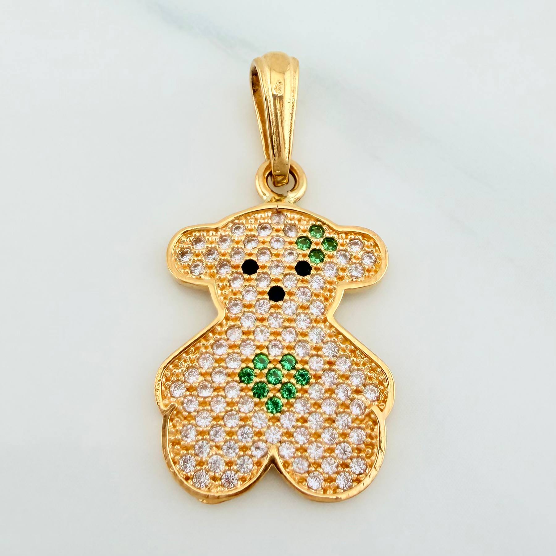 Pendant Bear Ts 2.45 g / 1 1/4 in Yellow Gold 18K