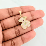 Pendant Bear Ts 2.45 g / 1 1/4 in Yellow Gold 18K