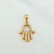 Pendant Hamsa Hand 1.15 g / 3/4 in Yellow Gold 18K