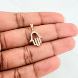 Pendant Hamsa Hand 1.15 g / 3/4 in Yellow Gold 18K