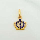 Pendant Crown 0.65 g / 1/2 in Yellow Gold 18K