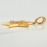 Pendant Star of David 8.6 g / 2 in Yellow Gold 18K