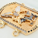 Herraje San Miguel Arcangel 14.2 g / 1 1/2 in Tres Oros 18K