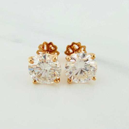 Topos Solitario 3.2 g / in / 8 mm Oro Amarillo 18K