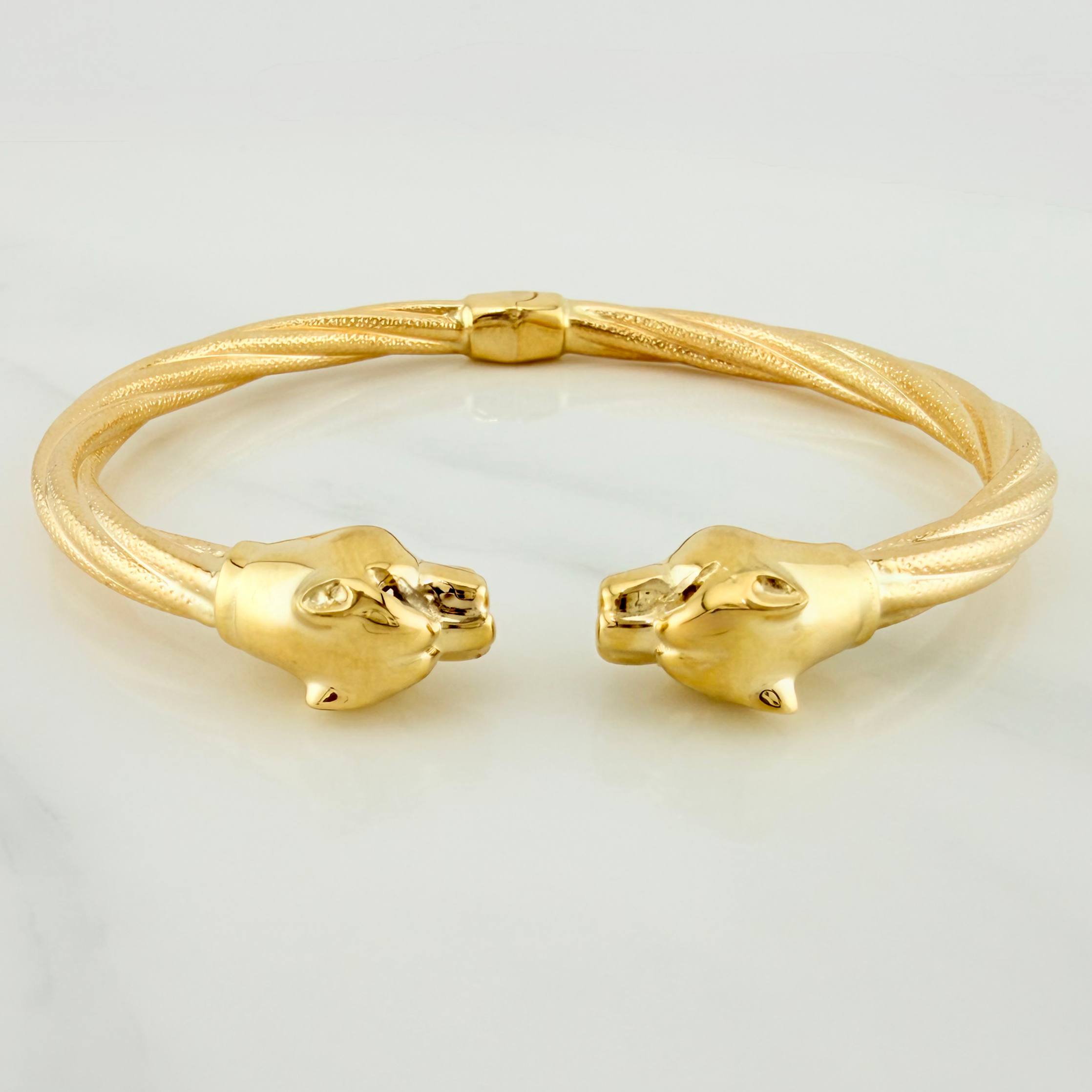 Pulso Aro Pantera 12.1 g / 6 3/4 in / 4.45 mm Oro Amarillo 18K