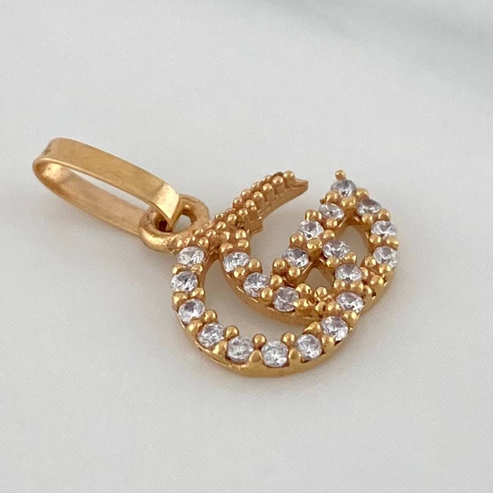 Pendant Gg 0.5 g / 1/2 in 18K Rose Gold