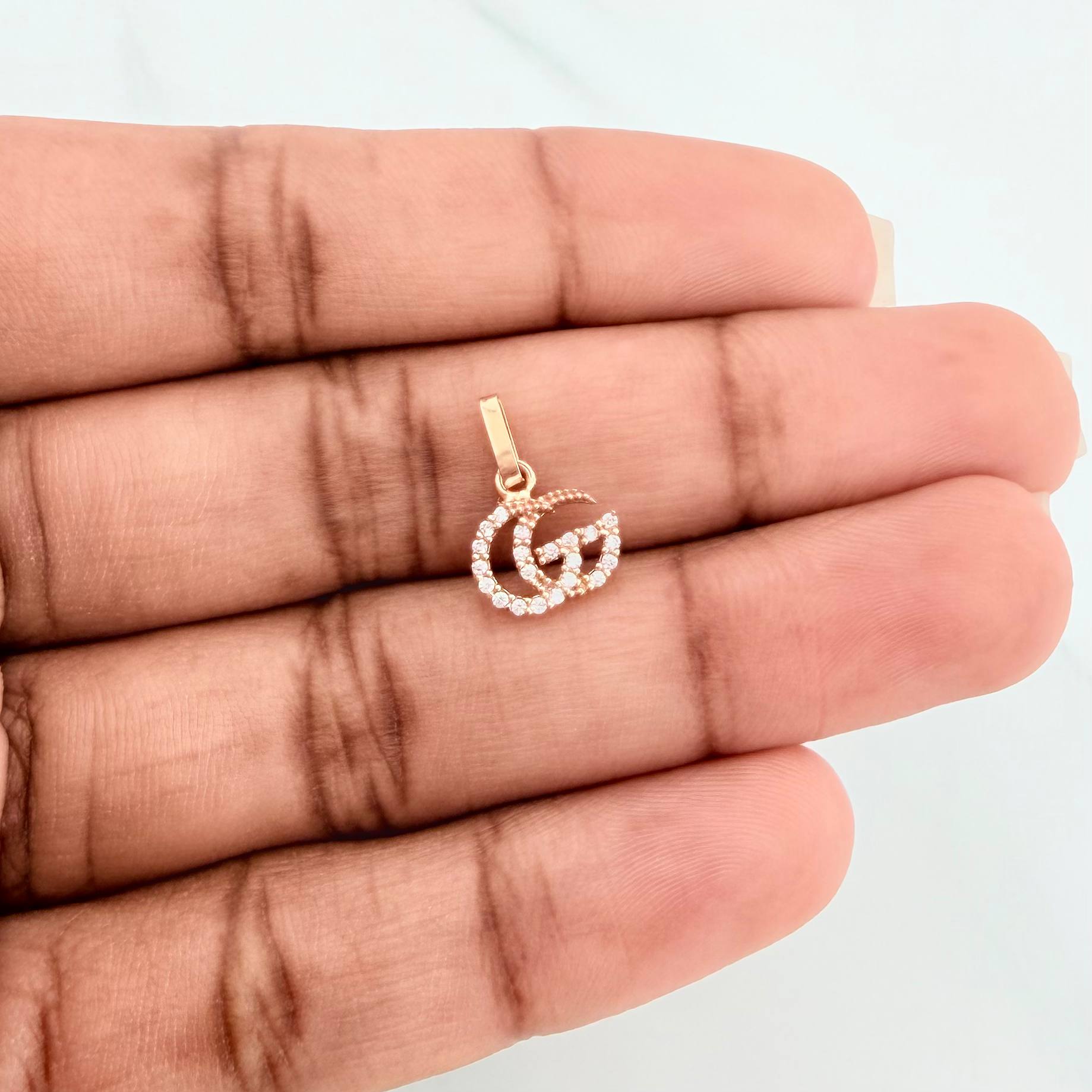 Pendant Gg 0.5 g / 1/2 in 18K Rose Gold