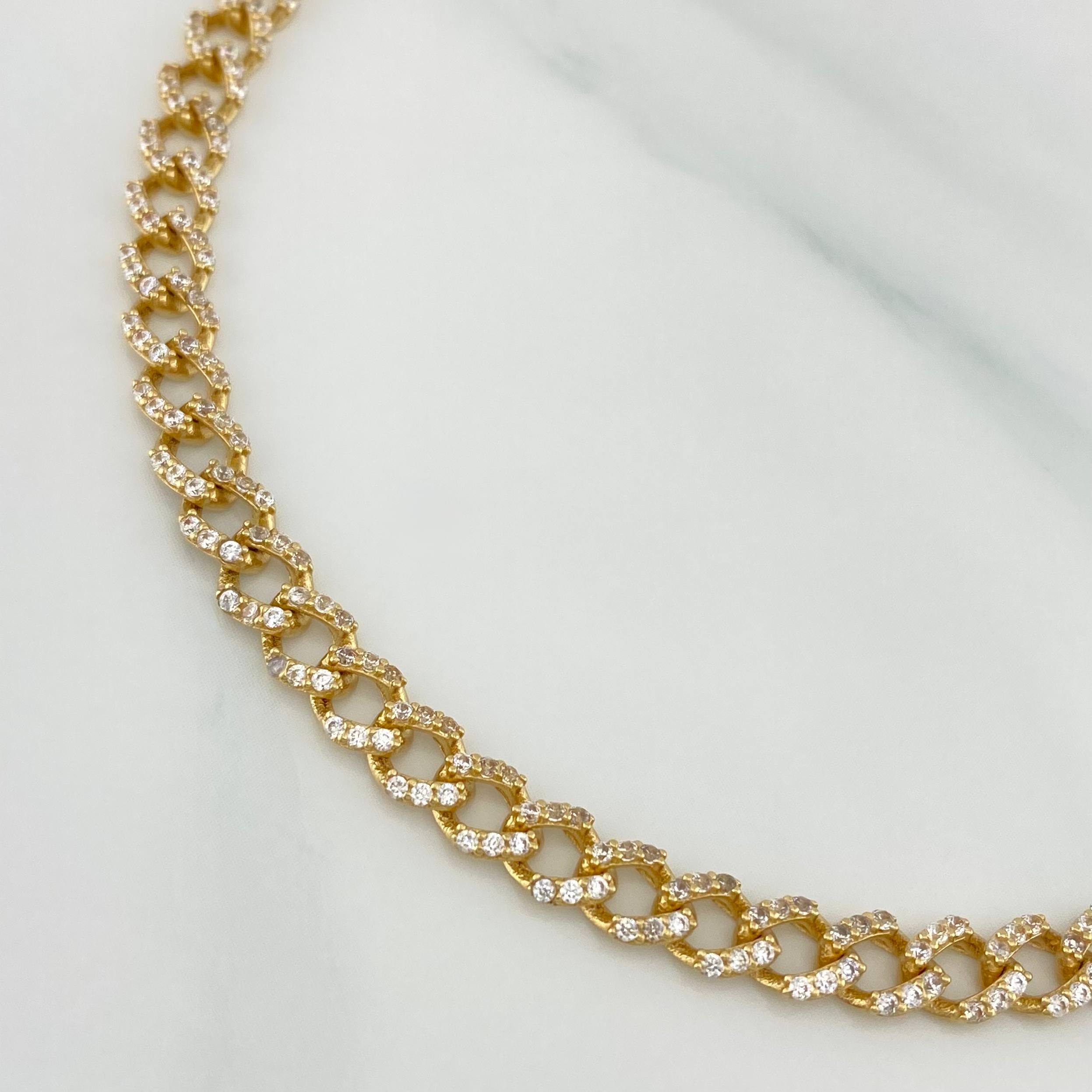 Pulso Cubano 8.35 g / 7 3/4 in / 4.9 mm Oro Amarillo 18K