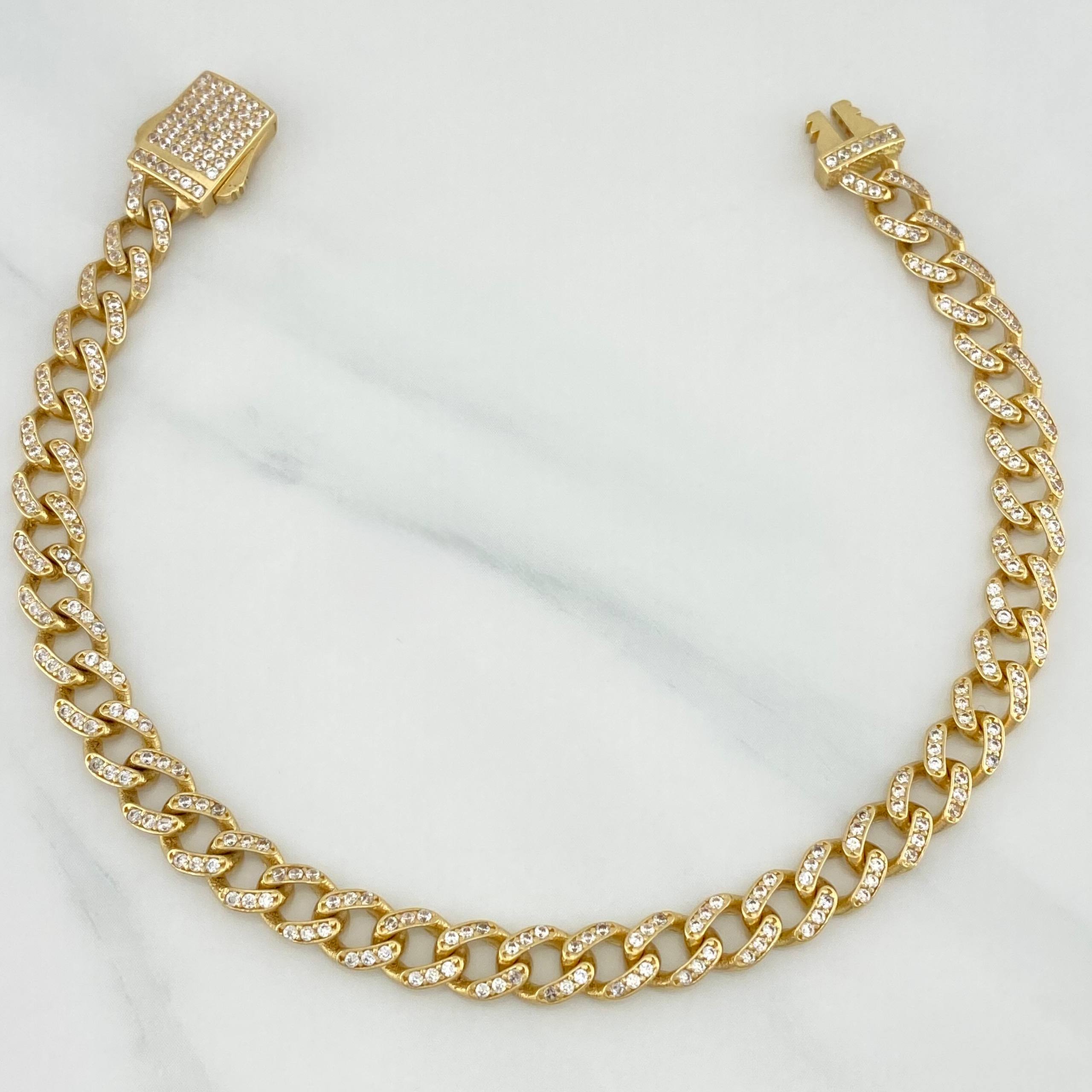 Pulso Cubano 10.95 g / 7 3/4 in / 5.8 mm Oro Amarillo 18K