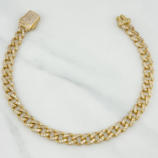 Pulso Cubano 10.95 g / 7 3/4 in / 5.8 mm Oro Amarillo 18K