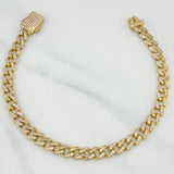 Pulso Cubano 11.25 g / 7 3/4 in / 5.6 mm Oro Amarillo 18K