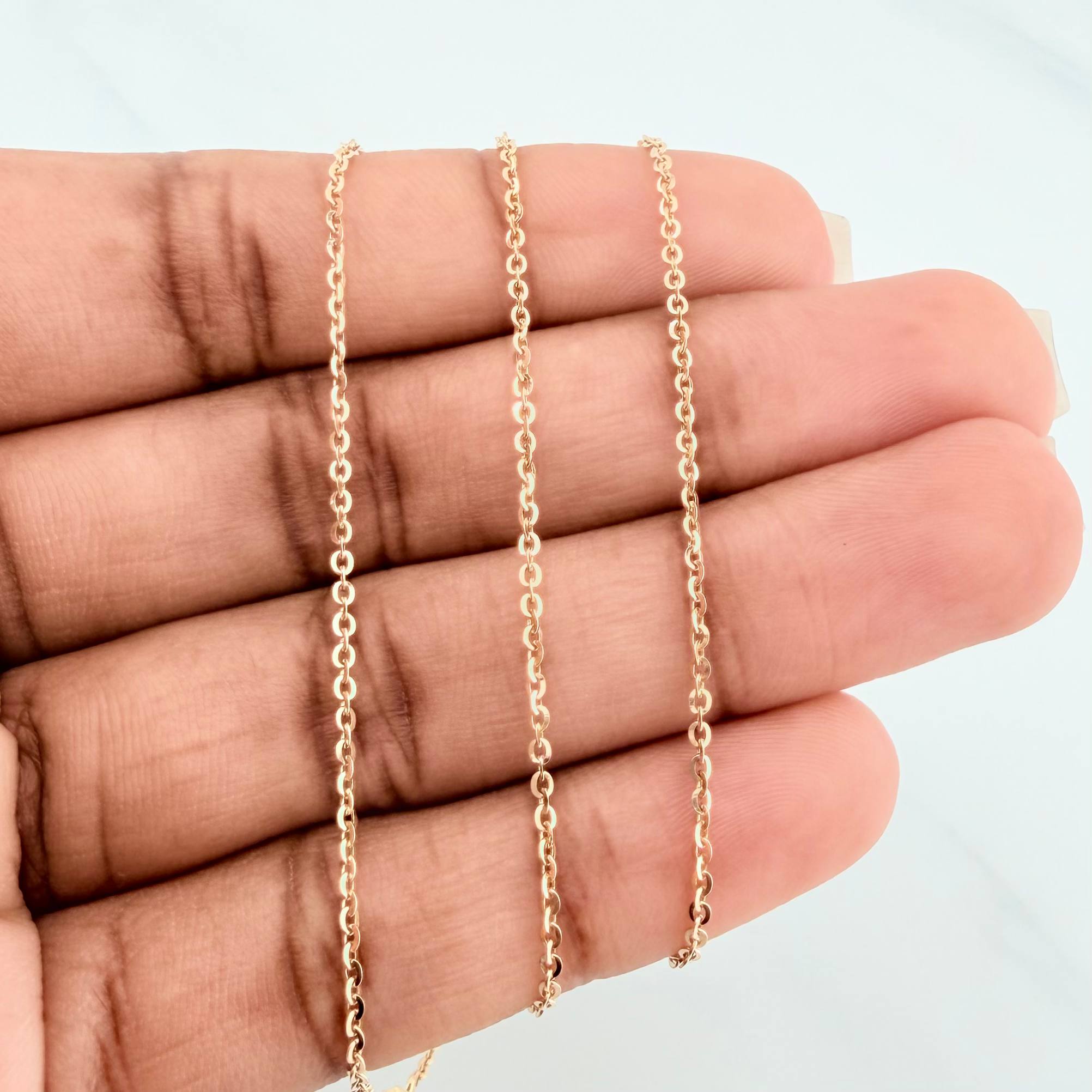 Tribal Chain Classic Link 3.8 g / 18 1/4 in / 0.6 mm 18K Yellow Gold