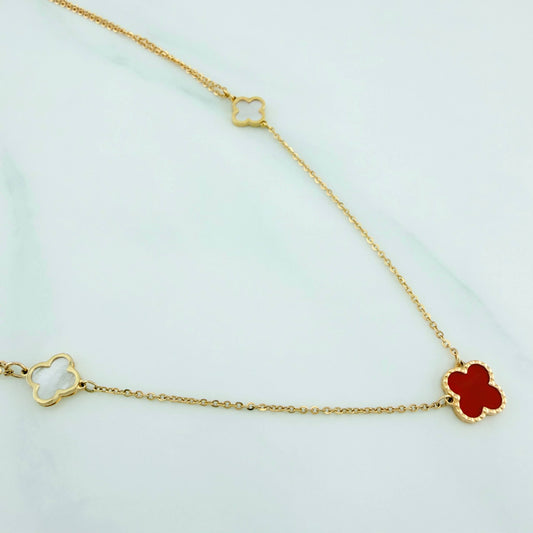 Clover Chain Classic Link 4.25 g / 17 3/4 in / 0.6 mm 18K Yellow Gold
