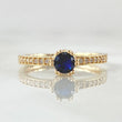 Anillo Solitario Coronado 2.05gr / T5 3/4 / Oro 18K