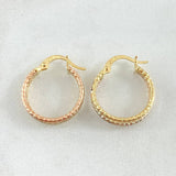 Hoop Earrings Daki 1.55gr / 2cm / 18K Gold *
