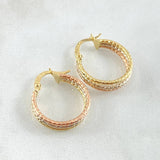 Hoop Earrings Daki 1.65gr / 0.8in / 18K Gold ©