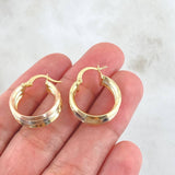 Hoop Earrings Aleja 2.45gr / 0.8in / 18K Gold