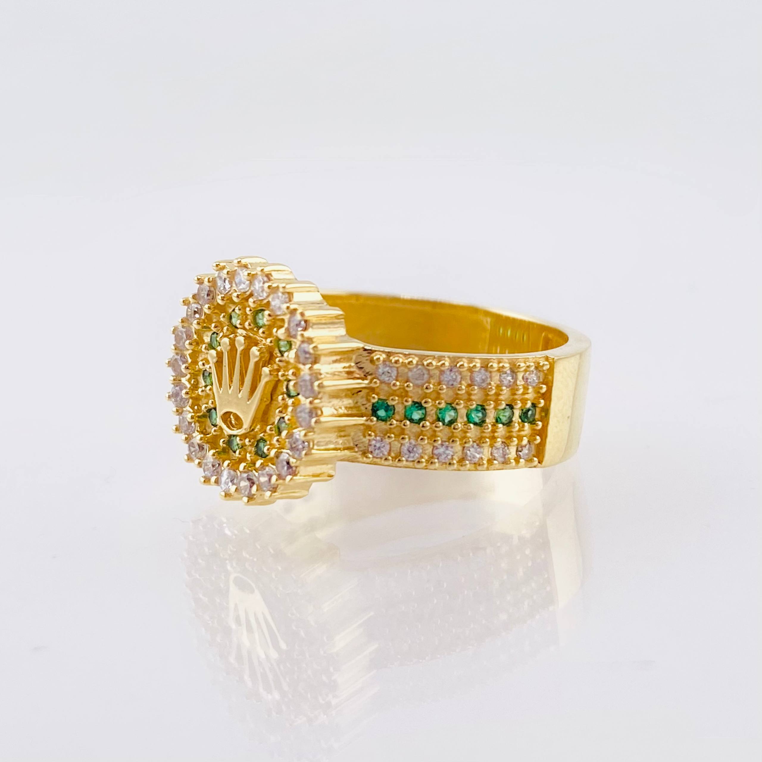 Anillo Corona Rx 5.6gr / T6 3/4 / Oro Amarillo 18K