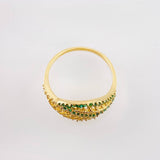 Anillo Hojas Entrelazadas 2.5gr / T6 / Oro Amarillo 18K ©
