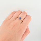 Clover Flower Ring 1gr / T7 / 18K Yellow Gold ©