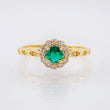Anillo Halo Ojal 1.7gr / T6 1/2 / Oro Amarillo 18K ©