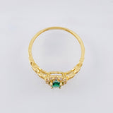 Anillo Halo Ojal 1.7gr / T6 1/2 / Oro Amarillo 18K ©