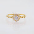 Anillo Halo Ojal 1.75gr / T7 / Oro Amarillo 18K ©