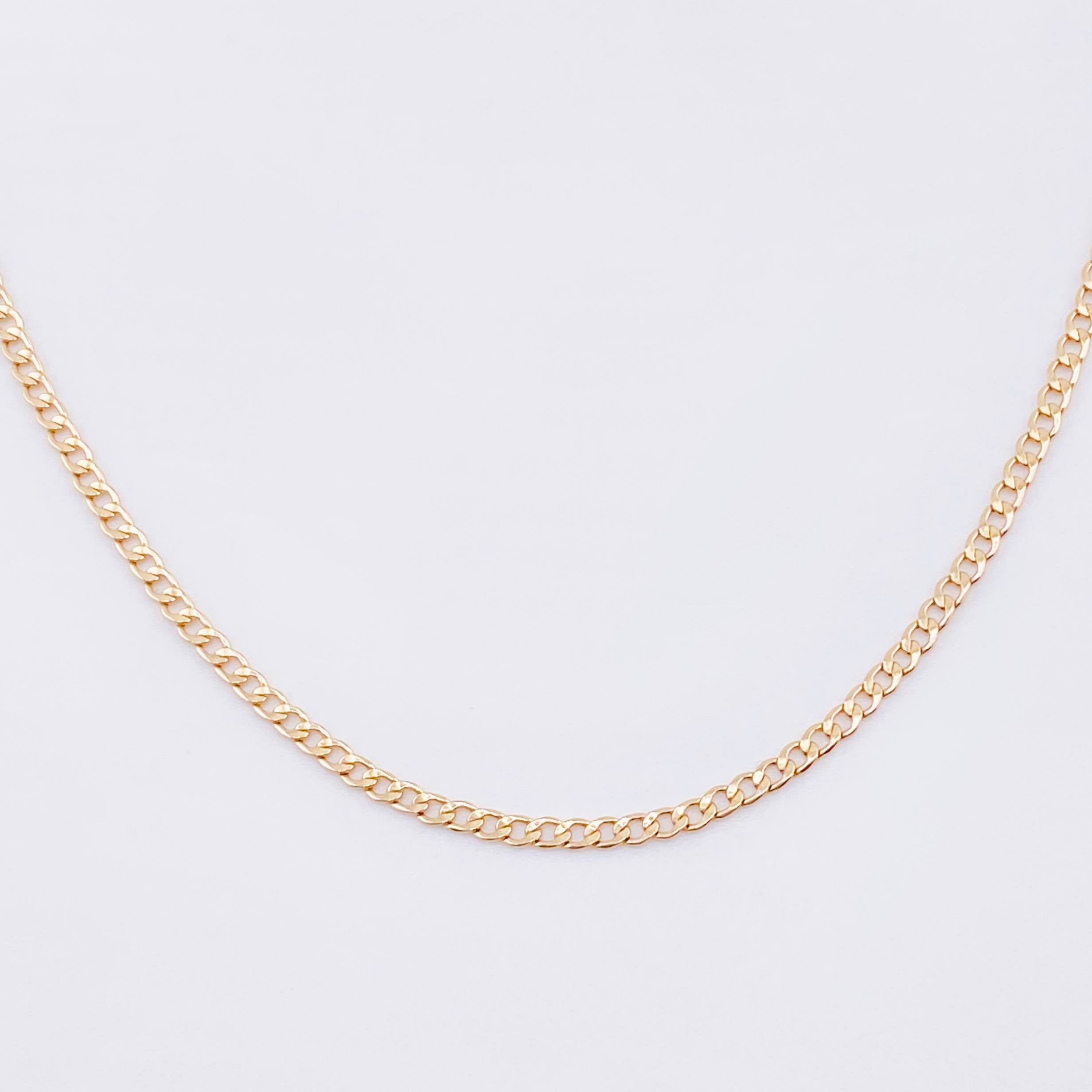 Cuban Links 1.65gr / 17 3/4 in / 2mm Rose Gold +3 18K ©