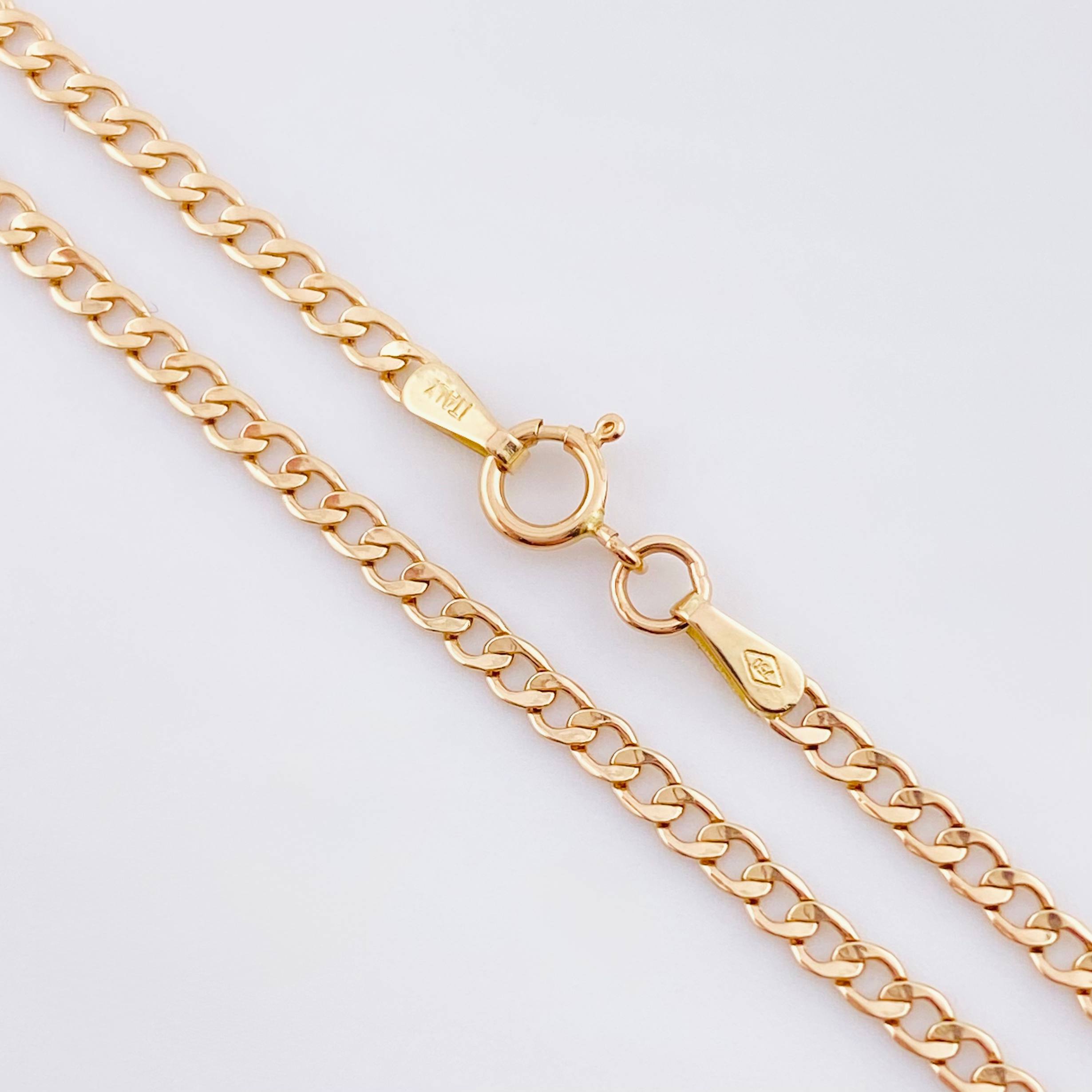 Cuban Links 1.6gr / 17 3/4 in / 2mm Rose Gold +1 18K ©