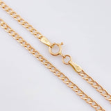 Cuban Links 1.65gr / 17 3/4 in / 2mm Rose Gold +3 18K ©