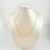 Cadena Cubana 1.6gr / 17 3/4 in / 2mm Oro Rosa +1 18K *