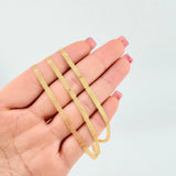 Bismark Chain 5.65gr / 23 1/2 in / 3mm Yellow Gold +1 18K ©