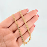 Cadena China 8.6gr / 17 3/4 in / 3.7mm Oro Amarillo +1 18K *