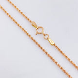 Cadena Lazo 1.5gr / 19 3/4 in / 1.3mm Oro Rosa +3 18K