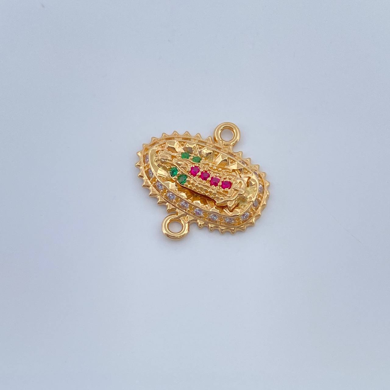 Herraje Virgen De Guadalupe 1.4gr / Oro Amarillo 18K $