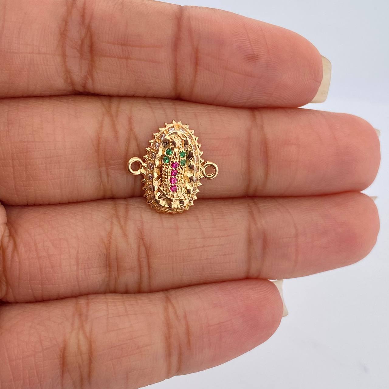Herraje Virgen De Guadalupe 1.4gr / Oro Amarillo 18K $