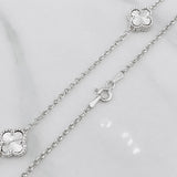 Cadena Aro Seguido Trebol 9.6g / 21 3/4 in / 1.5mm Plata 925