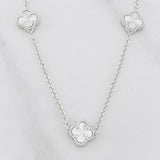 Cadena Aro Seguido Trebol 9.6g / 21 3/4 in / 1.5mm Plata 925