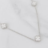 Cadena Aro Seguido Trebol 9.6g / 21 3/4 in / 1.5mm Plata 925