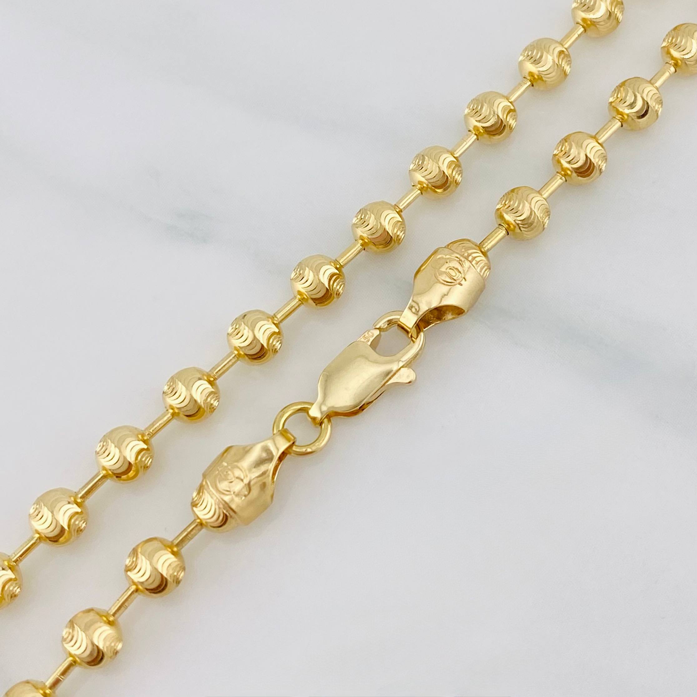 Military Chain Medium Military 14.1g / 18 in / 3.65mm Yellow Gold 18K