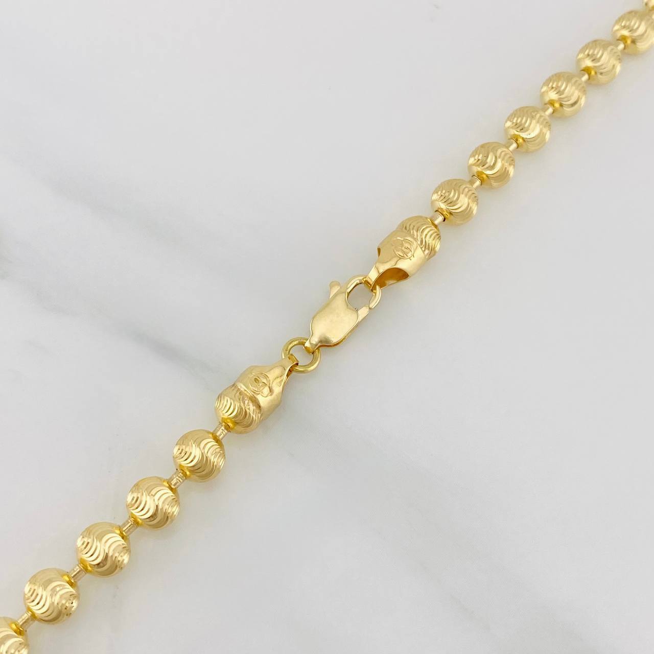 Medium Military Chain 17.8g / 24 1/2 in / 3.65mm 18K Yellow Gold