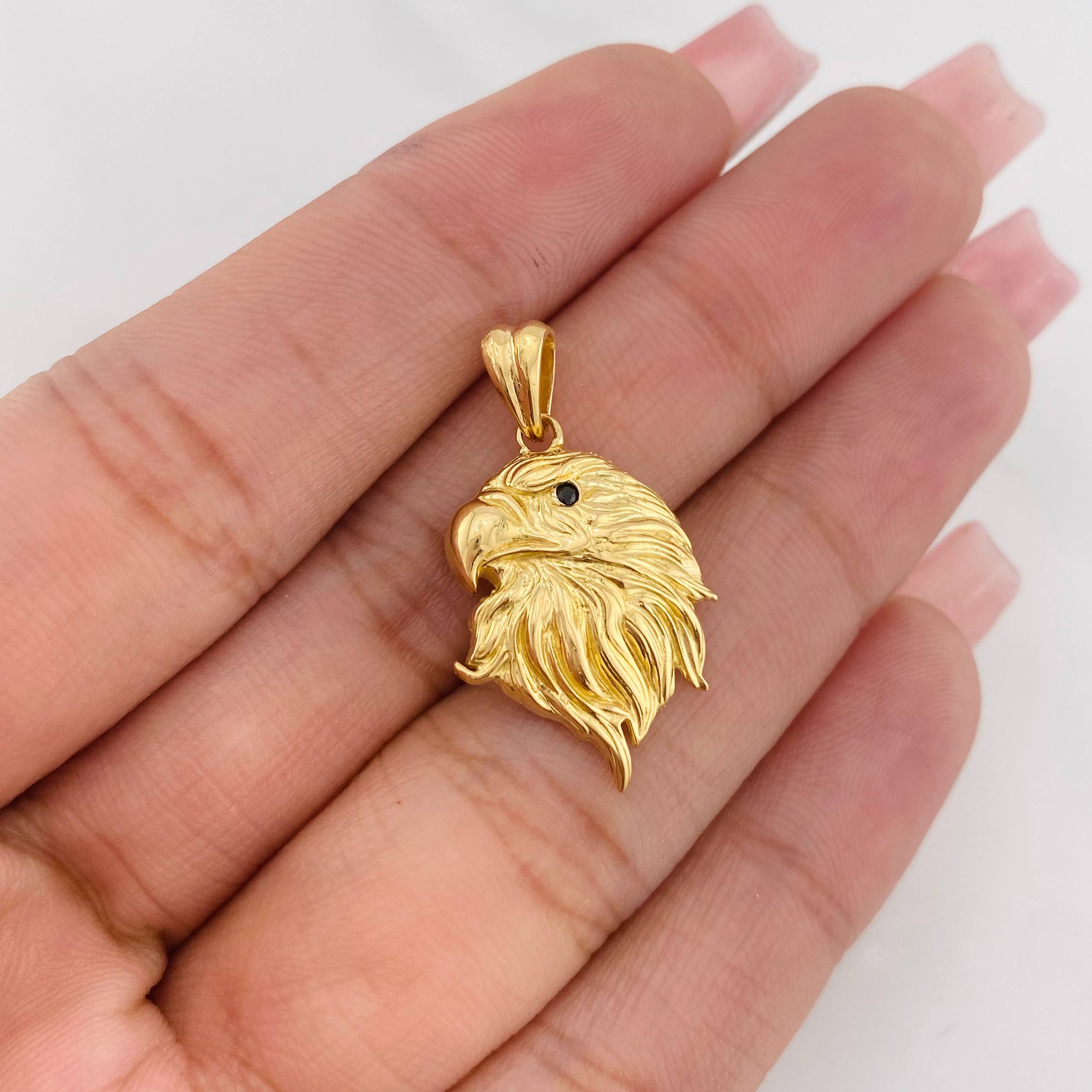 Dije Aguila 3.9g / 1 1/4 in Oro Amarillo 18K
