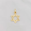 Pendant Star of David 0.7g / 1 in Yellow Gold 18K