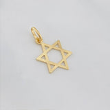Pendant Star of David 0.7g / 1 in Yellow Gold 18K