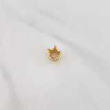Herraje Corona 1.7g / 1/2 in Oro Amarillo 18K