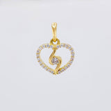 Dije Silueta Espiral 0.9g / 1/2 in Oro Amarillo 18K