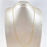 Cuban Links Tibetan 5.95gr / 60cm / 1.5mm Yellow Gold +0 18K ©